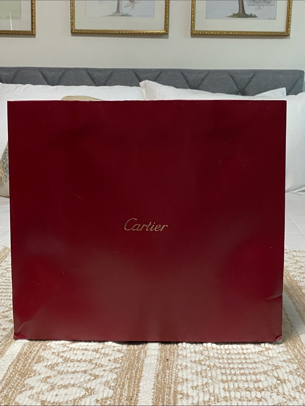 Cartier Luxury Red Gift Bag!